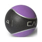 4lb Rubber Medicine Ball, Textured Grip for Strength Training, CrossFit & Gym Workouts, Durable & Bounce Resistant