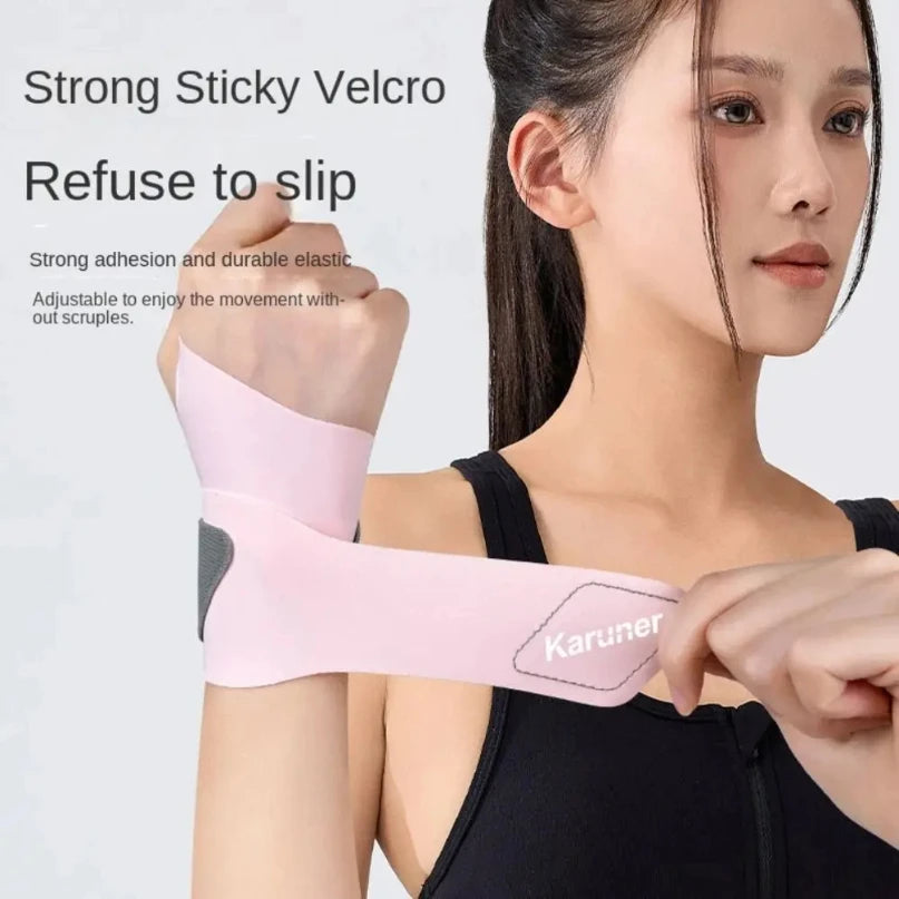 Fixed Spandex Sport Wrist Guard Wrist Sprain Tendonitis with Fastener Tape Wristband Ultra Thin Joint Brace Badminton Basketball