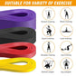 Resistance Bands, Pull Up Assistance Bands, Exercise Bands for Men and Women Home Fitness, Body Stretching, Strength Training