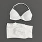 2 Piece Sports Gym Set Strappy Bra Yoga Underwear Short Sport Leggings Bicycle Running Sportswear Woman Seamless Yoga Set