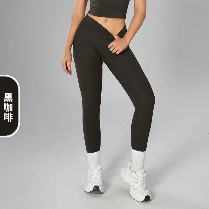 Yoga Sporty Leggings For Women Fitness Women's Leggings Sports Tights Pants Sportswear Woman Gym Trousers Yoga Workout Clothes