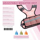 Adjustable Weighted Vest for Men and Women 4-10lb 11-20lb 20-32lb with 6 Ironsand Weights Adjustable Body Weight Vest Exercise