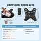 Weighted Vest 16 lbs with Reflective Stripe Adjustable Buckle Body Weight Vest for Men Women Strength Training Running Fitness