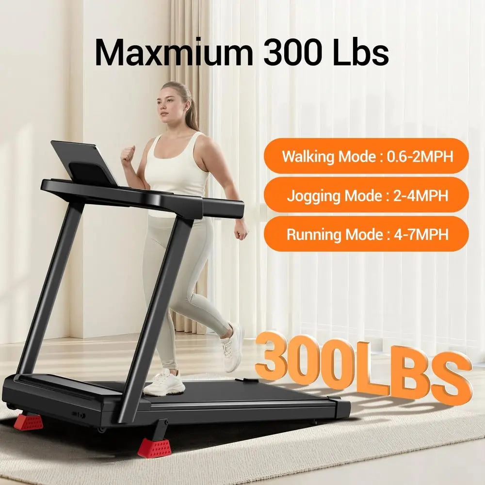 3-in-1 Foldable Treadmill with Incline, Portable Design, 3.0HP Quiet Motor, 12 Auto Programs, Three Speed Settings