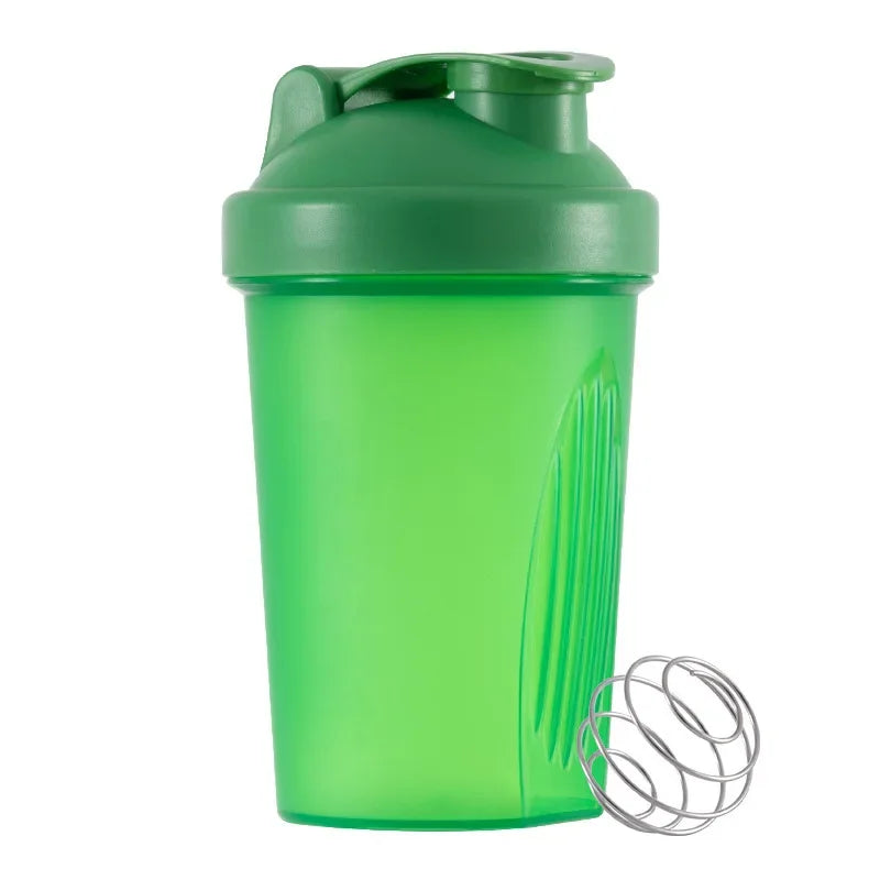 400ML Shaker Bottles Whey Protein Powder Mixer Bottle Sport Water Cups Fitness Gym Shaker Outdoor Portable Plastic Drink Cup