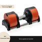 Newly designed 50KG adjustable dumbbell, 2KG incremental quick disassembly, men's heavy-duty dumbbell, adjustable dumbbells set