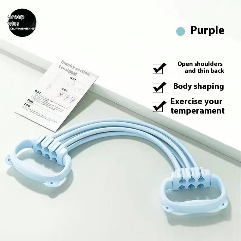 Yoga Tension Ropes,Adjustable Weight Resistance Bands for Shoulder and Back Workout, Home Gym Fitness Stretch Straps