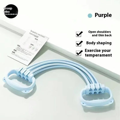 Yoga Tension Ropes,Adjustable Weight Resistance Bands for Shoulder and Back Workout, Home Gym Fitness Stretch Straps