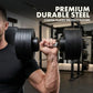 Adjustable Dumbbells with Quick Weight Change Space-Saving Set in Black with Anti-Slip Handle Secure Locking System Heavy-Duty