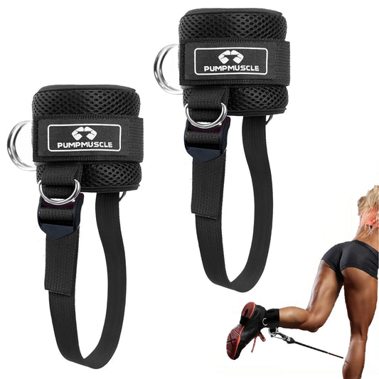 Ankle Straps for Cable Machines, Adjustable Ankle Cuff for Cable Machine, Gym Workout Ankle Straps for Butts, Leg Kickbacks