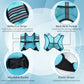 10 lb Adjustable Weighted Vest Set for Women with 2 lb Wrist Leg Arm Weights in Black for Running Walking Workout and Strength