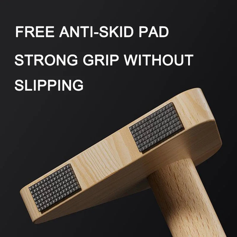 2pcs Wooden Push-up Bar Stands Gym Push Ups Rack Board Fitness Exercise Body Building Training Handstand Parallel Rod