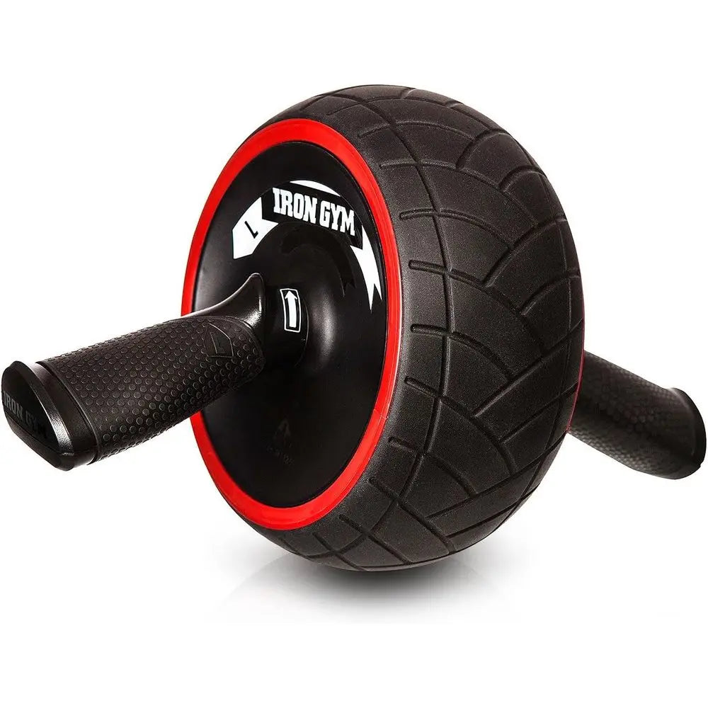 Complete Ab Workout System with Speed Abs, Abdominal Roller Wheel, 9.4 x 3.6 x 7.9, Black/Red