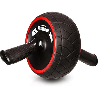 Complete Ab Workout System with Speed Abs, Abdominal Roller Wheel, 9.4 x 3.6 x 7.9, Black/Red