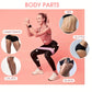 Fabric Resistance Hip Booty Bands Glute Thigh Elastic Workout Squat Circle Stretch Fitness Strips Loops Yoga Gym Equipment