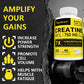 Creatine HCl Capsules-750 Mg,Muscle,Cognitive,and Cellular Energy Support,Boosts Energy,Endurance,Improves Athletic Performance