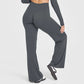 STOUREG Sport Trousers Straight-Leg Pants Ultra Soft Butter Fabric Women's Mid-Waist Yoga Pants GYM Naked Feel Pilates Running