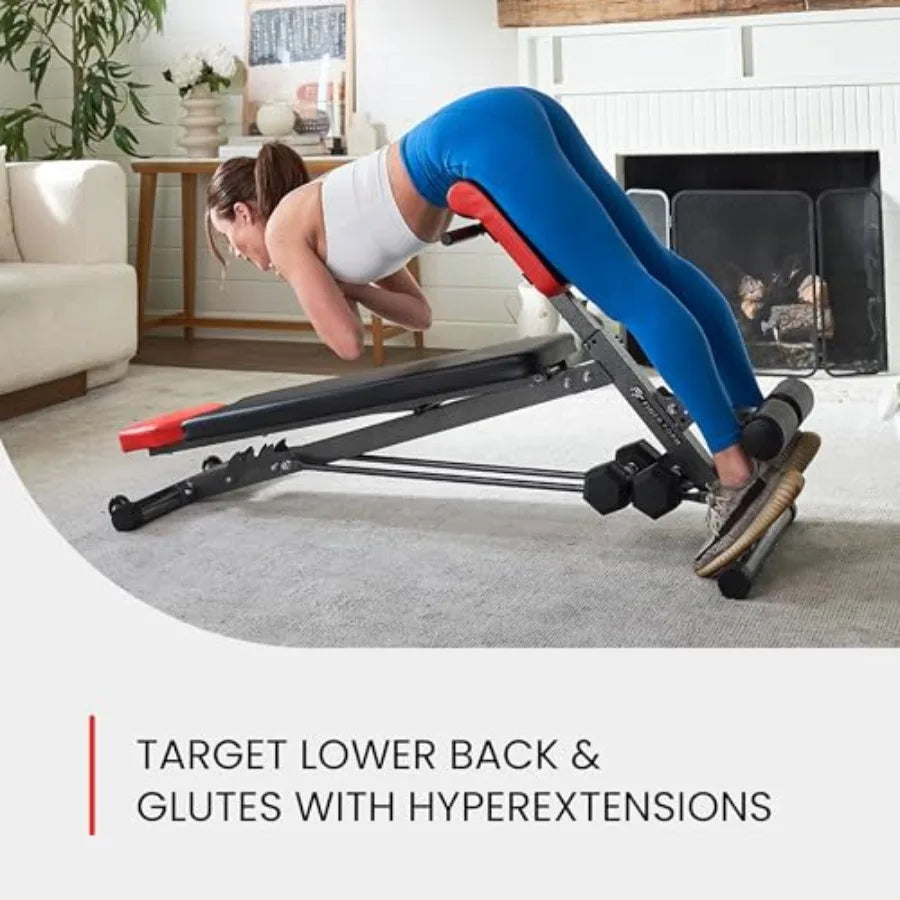 Multi-Functional Weight Bench for Full All-in-One Body Workout Adjustable Workout Bench Press for Home Gym Fitness Equipment in
