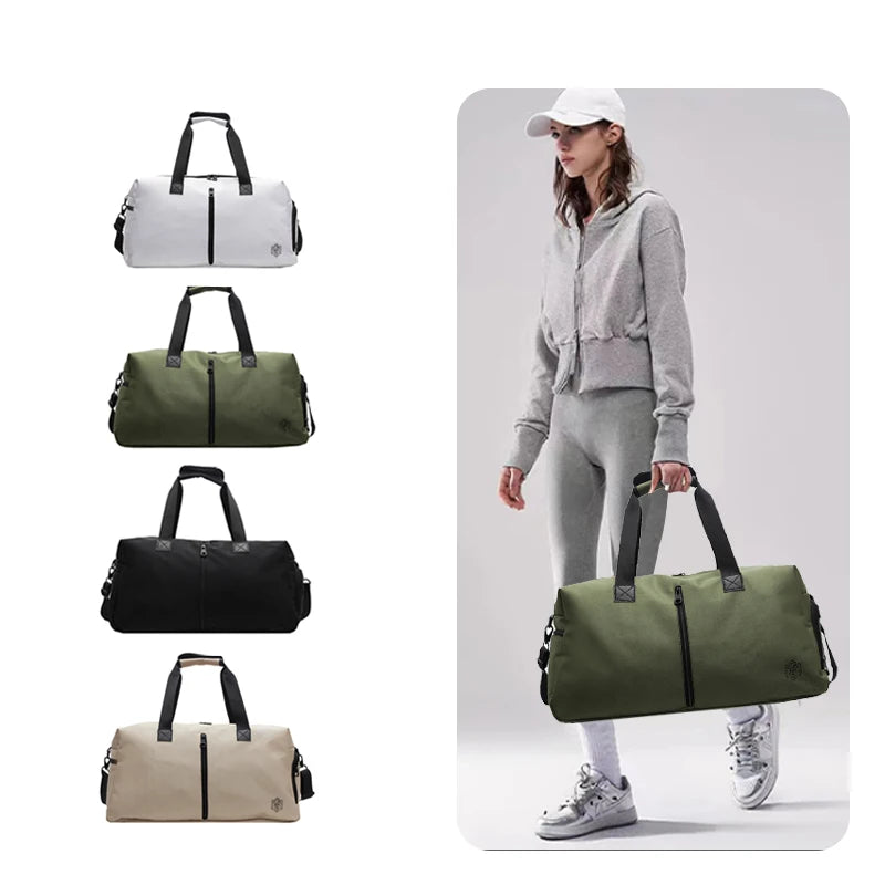1pcs  Gym Bag for Men & Women,Water Resistant Sports Duffel Bag with Shoe Compartment & Wet Pocket for Travel Weekender & Fitne