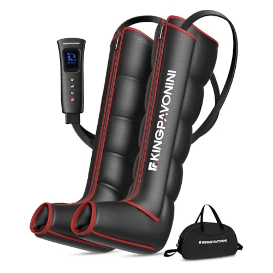 Leg Compression Massager for Circulation, Professional Air Compression Boots, Sequential Full Leg Massager for Circulation and P