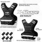 Adjustable Weighted Vest 11-32lbs Reflective Strip for Men & Women Strength Training