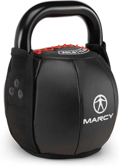 Soft Kettlebell with Handle for Weightlifting, Conditioning, Strength Training 10-40 lbs