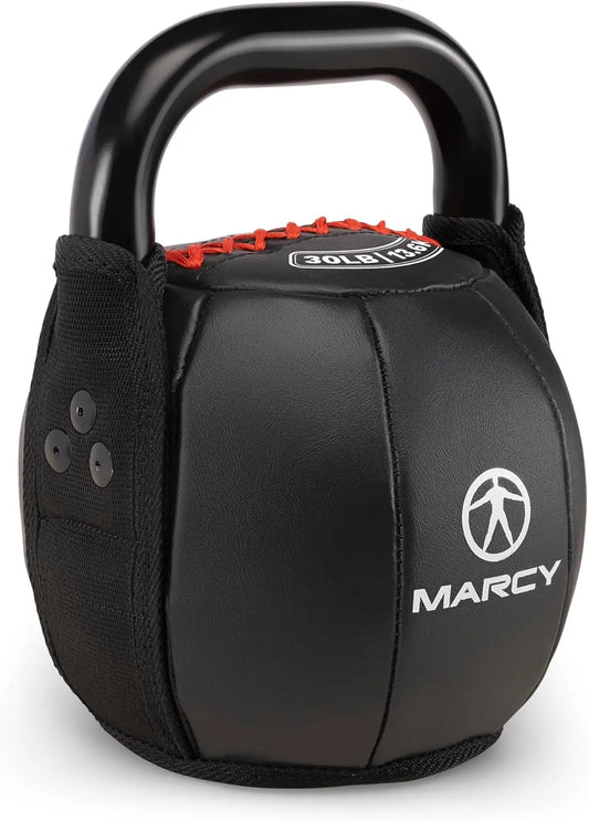 Soft Kettlebell with Handle for Weightlifting, Conditioning, Strength Training 10-40 lbs