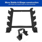Heavy-Duty Dumbbell Rack with 400 lbs Capacity, Space-Saving A-Frame Design for Home Gym Storage
