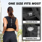 Weighted vest for men and women with reflective strips for exercise, strength training, running, and walking