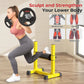 Adjustable Single Leg Squat Stand with 9 Height Levels for Bulgarian Split Squats and Lower Body Training