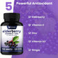 Elderberry, Vitamin C + Zinc - Supports The Immune System, Antioxidant Properties, Promotes Energy Production - 120 Capsules