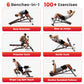 Dumbbell Bench Roman Chair Adjustable Foldable Training Weight Bench Weightlifting Exercise Abdominal Waist Fitness for Home Gym
