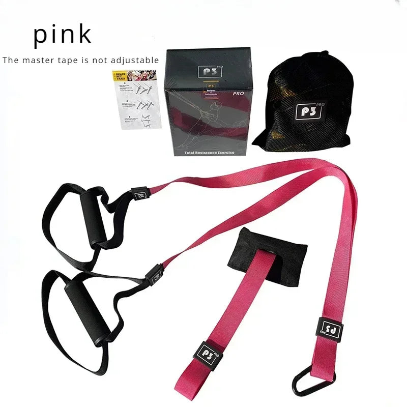 Trx Suspension Training with Tension Strap Door on Horizontal Bar Strap Abs Fitness Strap Home Suspension Training System