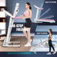 Compact Folding Treadmill for Home - 2.5HP Quiet Motor, 3-Level Incline, 7.5 MPH, Shock Absorption, Space-Saving Running & Walki