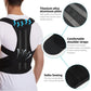 1 Reinforced Belt Lumbar Column Posture Corrector Vest Adjustable Back Support Strap Shoulder Spine Brace Neck Stretcher Trainer