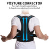 1 Reinforced Belt Lumbar Column Posture Corrector Vest Adjustable Back Support Strap Shoulder Spine Brace Neck Stretcher Trainer