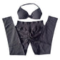 2 Pieces Set For Woman Strappy Yoga Bra Sports Top Workout Leggings Set Seamless Gym Set Fitness Clothes Outfit Activewear