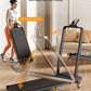 Treadmill Walking Pad with 15% Incline/Handle Bar/2 LED Display, 3.5HP Foldable Walking Pad Treadmill 350+lb RGB Light