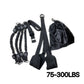 Assisted Belt Pull Up Bands 75-300 LBS  Multifunctional Assist Belt Strength Training Fitness Tools High Intensity Pull Up Band