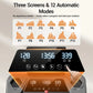 3-in-1 Foldable Treadmill with Incline, Portable Design, 3.0HP Quiet Motor, 12 Auto Programs, Three Speed Settings