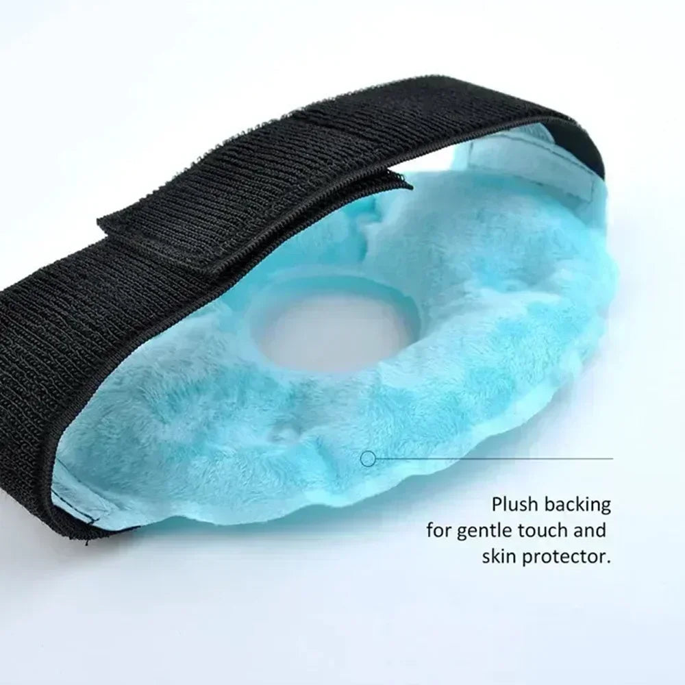Silver-PurpleCooling Knee Brace, Adjustable, Ice Pack For Knee Injuries, Reusable Hot Cold Compress Knee Wrap For Joint Pain