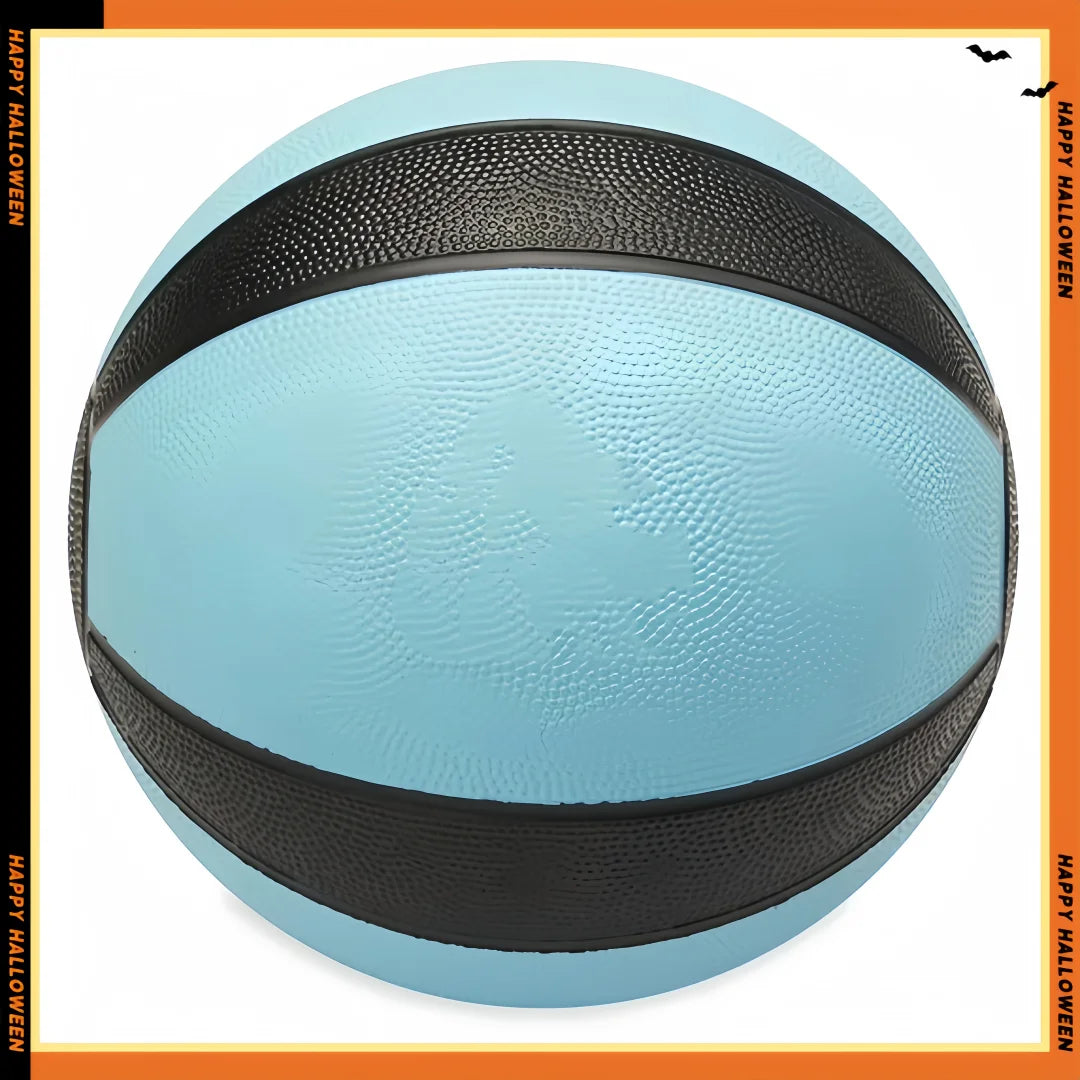 Textured Rubber Medicine Ball 10-15lb: Enhances Flexibility & Core Strength, Portable Home Gym Equipment