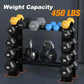 5-Tier Black Dumbbell Rack Stand for Home Gym, Heavy Duty Steel Holds 8-30LB Pairs, 450LBS Capacity Weight Storage Organizer