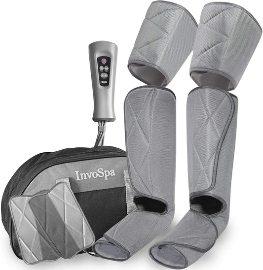Leg Massager for Circulation - Foot and Calf Massager, Air Compression Leg Wraps Massage Boots Machine for Home Use Leg Massage