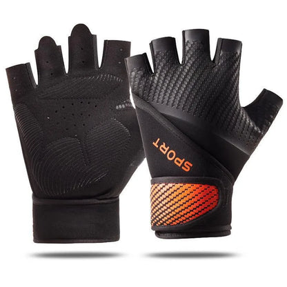 1 Pair Workout Gloves - Gym Weight Lifting Gloves with Wrist Wrap Support,Full Palm Protection & Extra Grips for Fitness,Pull-up