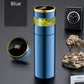 Thermos For Tea and Water With Separate Tea Infuser Smart Led TEMPERATURE DISPLAY 316 Stainless Steel Water Bottle Teaware 450ML