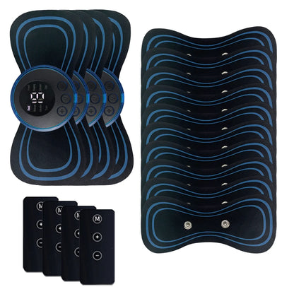 LCD Display EMS Neck Massage Electric Massager Cervical Neck Back Patch 8 Mode Pulse Muscle Stimulator Portable Relief Pain