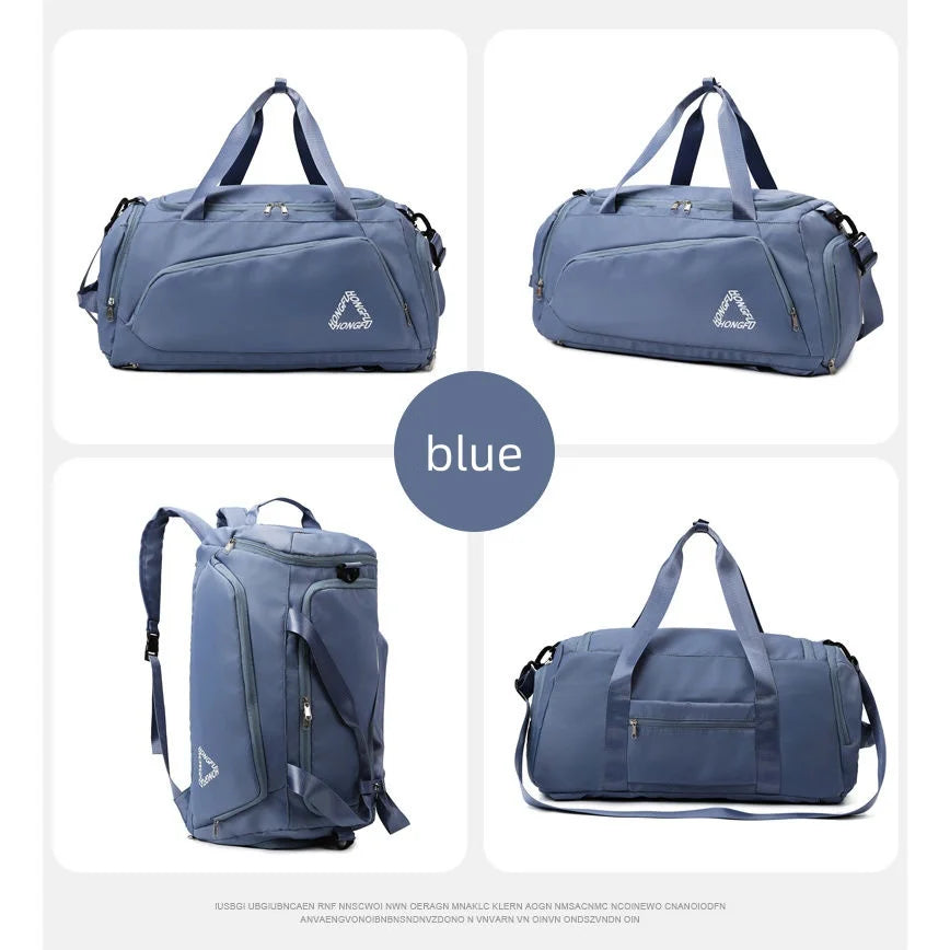 Travel Gym Bags Dry Wet Separation Shoulder Bag Yoga Fitness  Backpack Men Women Waterproof With Shoe Compartment Sports Handbag