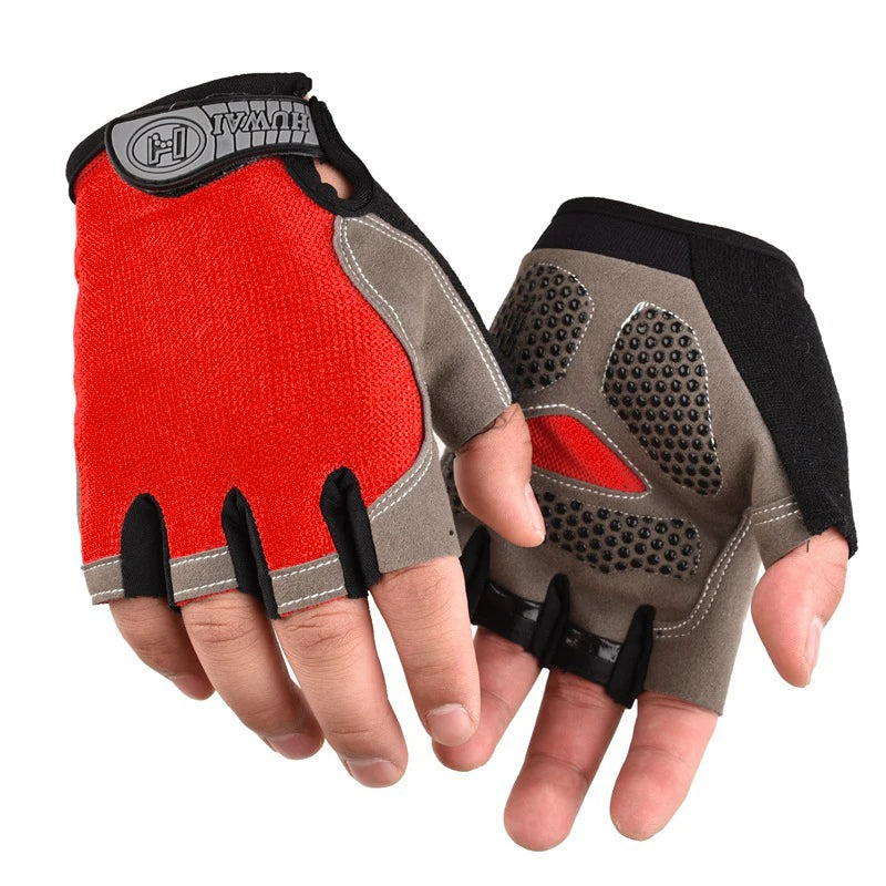 Mtb Gloves Cycling Breathable Gym Workout Gloves for Men Women Half Finger Non-slip Weight Lifting Motorcycle Fitness Gloves