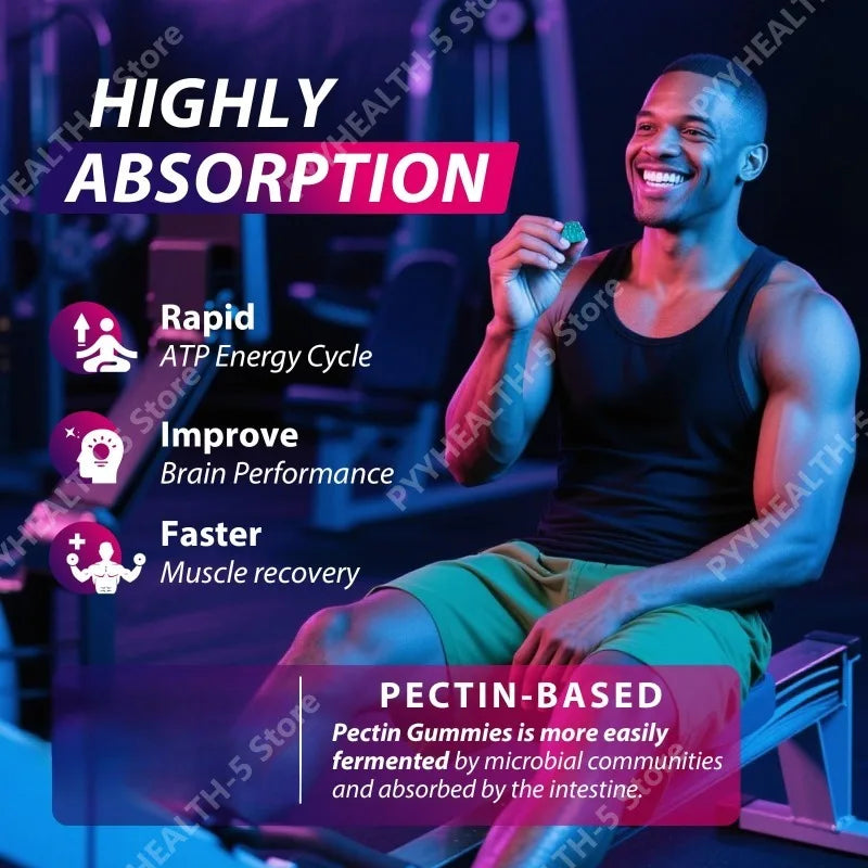 Creatine Monohydrate Gummies Complex for Men Women, Creatine Monohydrate Supplement for Muscle Growth, Strength & Energy Support